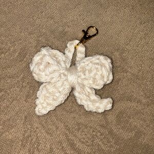 Crochet Bow Bag Charm Purse Backpack Keychain Handmade

Brand new no tags